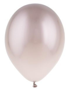 12 balloons 12 inch chrome rose gold