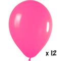 12 Pink balloons