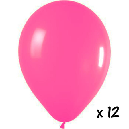 12 Pink balloons