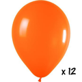 12 stuks oranje ballonnen