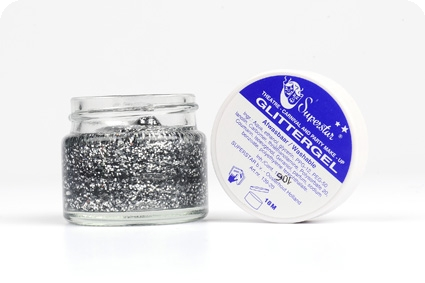 15 ml de gel à paillettes argent