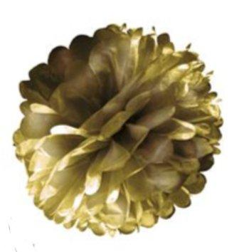 2 Pompons 30 cm 2 kleuren