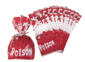 20 plastic poison bags