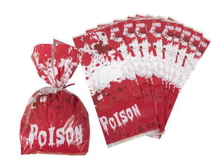 20 plastic poison bags