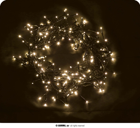 240 LED Christmas lights warm white