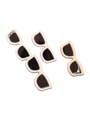 4 hair clips sunglasses