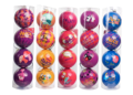 4 kerstballen Alice in wonderland Disney Official