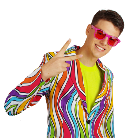 80's Glasses hot pink