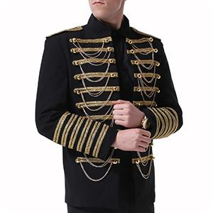 80s Michael show jacket luxury black