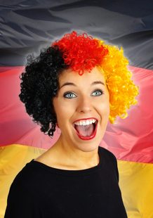 Afro pruik small duitsland