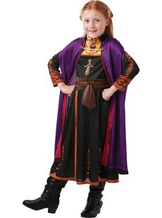 Anna frozen II costume pour les filles