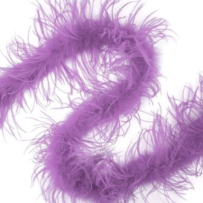 Autruche boa clair violet