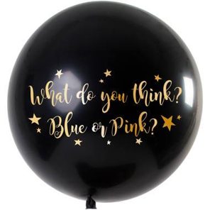Ballon Gender Reveal Meisje Metallic - 90cm