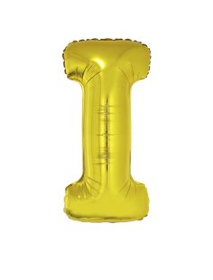 Ballon en aluminium 40 pouces lettre i or