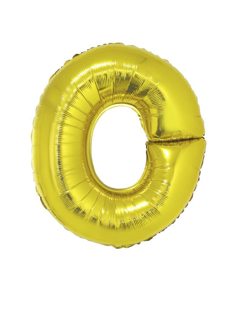 Ballon en aluminium 40 pouces lettre o or