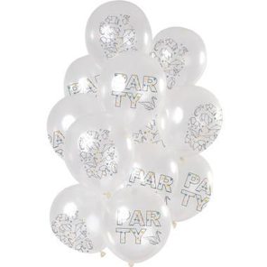 Ballons Origami 'Party' 30cm - 12 pièces