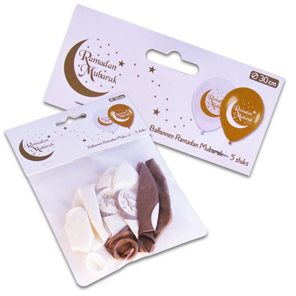 Balloons ' Ramadan Mubarak ' (5pcs)