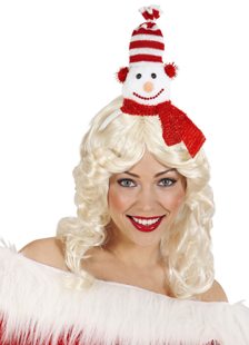 Bande de cheveux avec bonhomme de neige