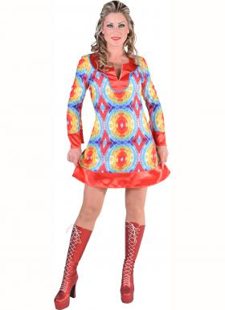 Batik dress hippie 60 's