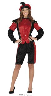 Black Pete costume for ladies.