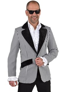 Black and white 50s jacket
