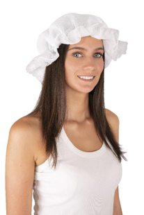 Bonnet de nuit blanc
