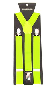 Bretellen classic fluogeel