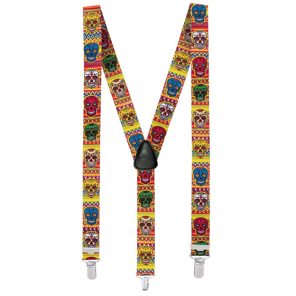 Bretellen sugar skull