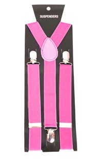 Bretelles rose vif classiques