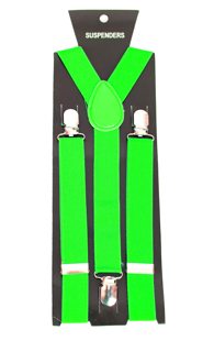 Bretelles vert clair classiques