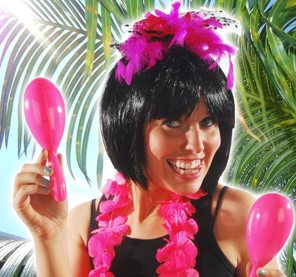 Bright Pink maracas