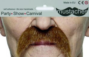 Brown mustache luxury