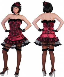 Burlesque dancer costume
