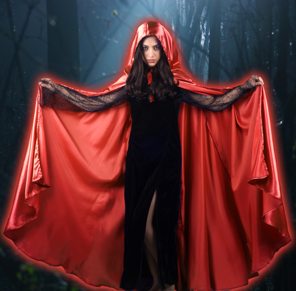 Cape Satin Red
