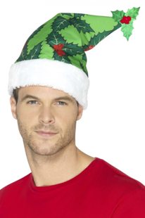 Chapeau de Santa Holly Berry