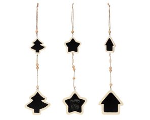 Christmas pendant chalkboard