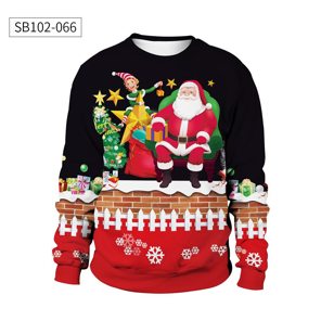 Christmas sweater Santa Claus in seat