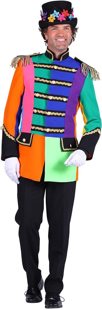 Coat gentleman patchwork