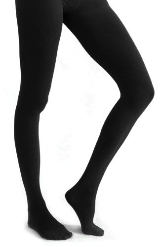 Collant noir on sale épais