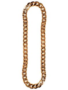 Collier or avec gros maillons