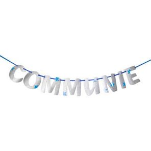 Communie Jongen Letterslinger