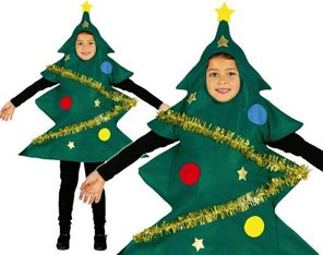 Costume d’arbre de Noël pour les enfants