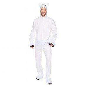 Costume d’ours polaire adulte