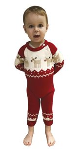 Costume de Noël avec pantalon bébé