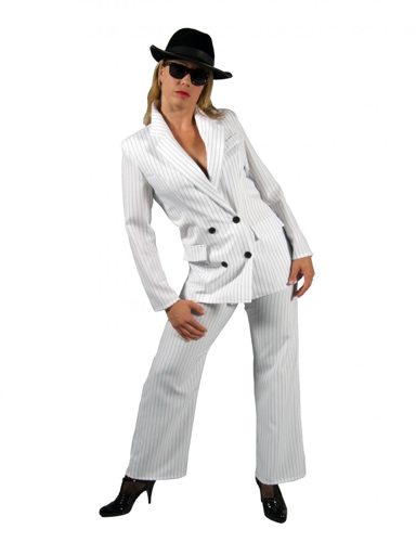 costume blanc femme