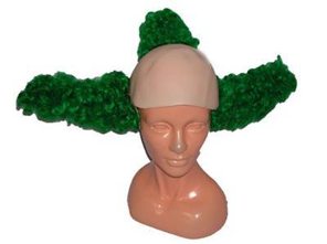 Crazy krusty clown wig
