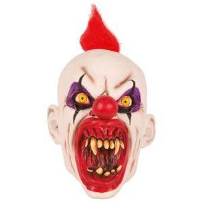 Creepy clown mask