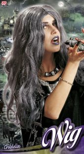 Crudelia Pruik grijs halloween