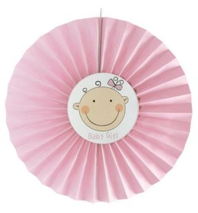 Décoration fan naissance fille