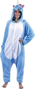 Eenhoorn onesie blauw